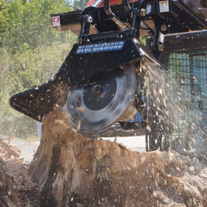 Stump Grinder Extreme Duty by Blue Diamond in action