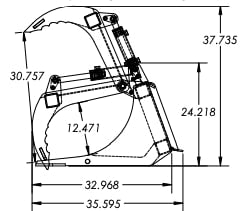 specs of the T/S Grapple Attachment from Top Dog 