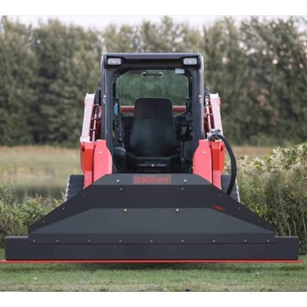 Skeer System The Pro Skid Steer Grading Attachment ready to action