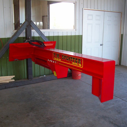 TM Manufacturing Heavy Duty Skid Splitter In Shop