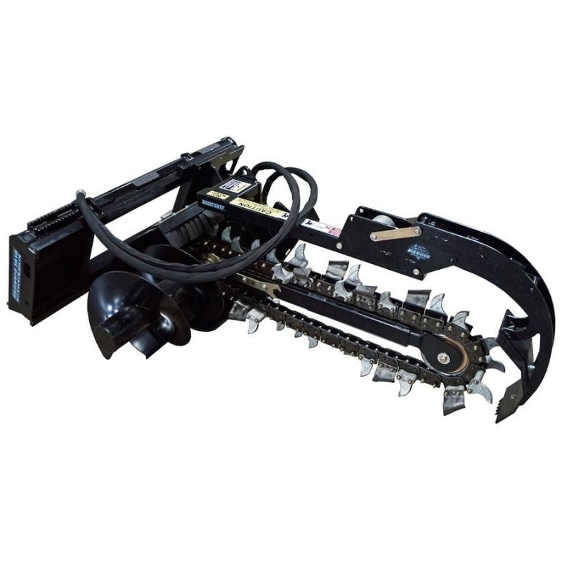 blue diamond trencher attachment for skid steers