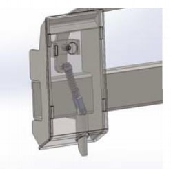 side view of the universal adapter attachment by top dog