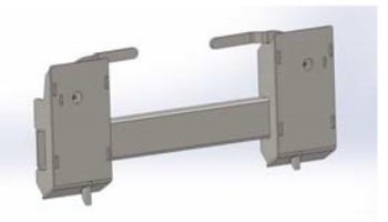 full back view of the Universal Adapter from Top Dog Attachments